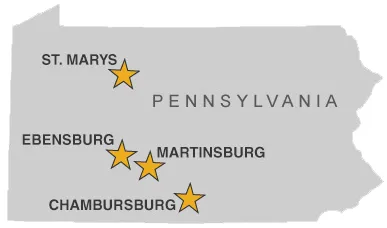 FFW Locations Map